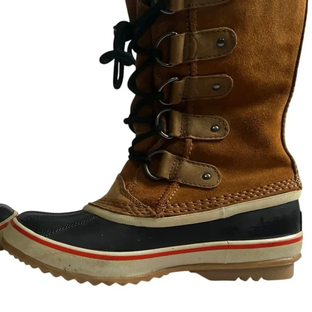 Sorel Joan Of Arctic Knit II Elk Waterproof Insulated Boots - Picture 7 of 9